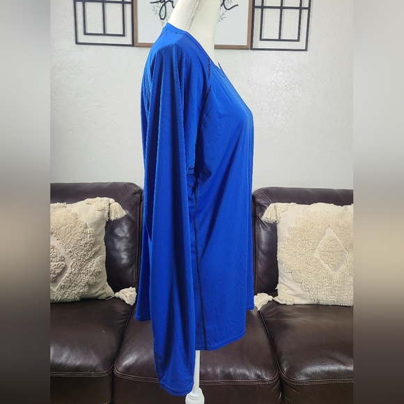 Patagonia Men's Size XL Lightweight Capilene Baselayer Top Long Sleeve Blue - Picture 8 of 11